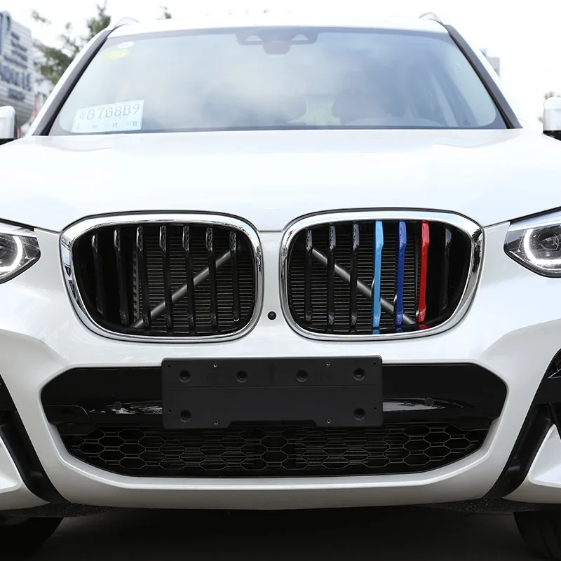 3 цвета полоски для отделки передней решетки радиатора автомобиля наклейки