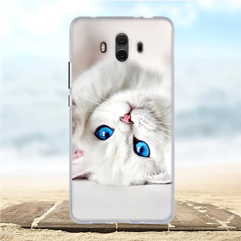 3D делам Капа панель для huawei mate 10 принципиально Силиконовые Мягкий симпатичный из