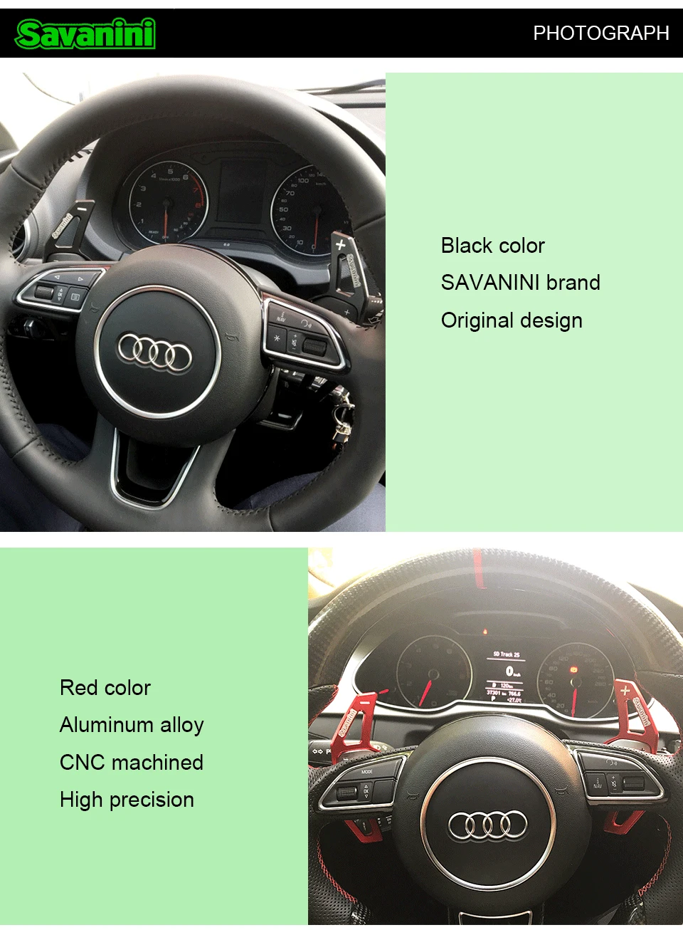 Savanini DSG руль Шестерни переключения передач Расширение для Audi A3/A4/A5/Q3/Q5/Электронный платёж(Телеграфный перевод)/S3/R8/A6 автомобильные аксессуары