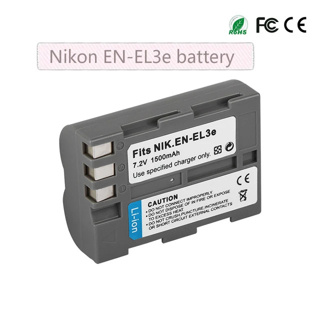 Высокое качество EN EL3e батарея камеры 7 4 V 2400mAh батареи для Nikon ENEL3E EL3E D30 D50 D70 D90 D70S