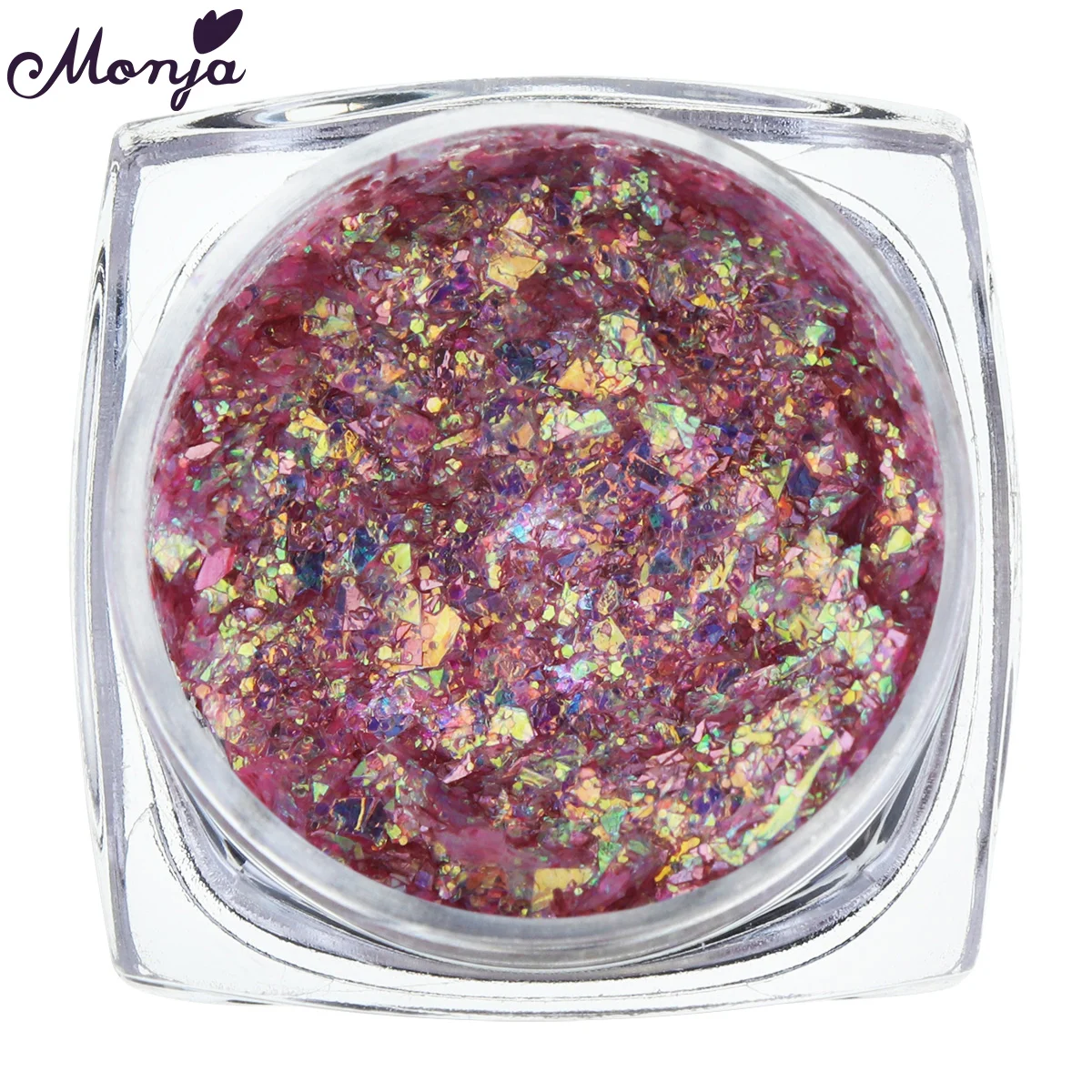 Monja 6 коробок/Набор для нейл-арта ультратонкие многоцветные Блестки самоклеющиеся блестки хлопья декоративный для маникюра DIY аксессуары