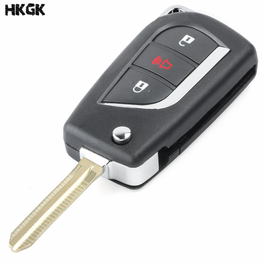 3 кнопки дистанционный ключ-брелок от машины для Toyota Camry Corolla Hilux 3 кнопки 4D67 433,92 МГц FCC ID: B41TA B42TA