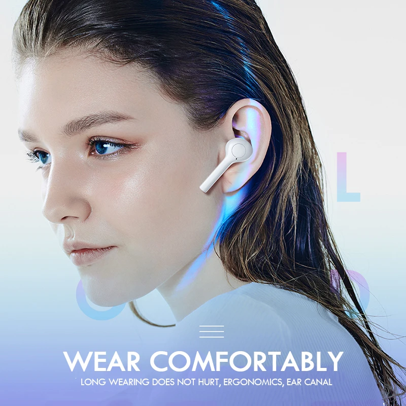 Наушники H& A Bluetooth 5,0 для всех смартфонов, мини беспроводная гарнитура, наушники для samsung, для Xiaomi, huawei, Спортивная гарнитура