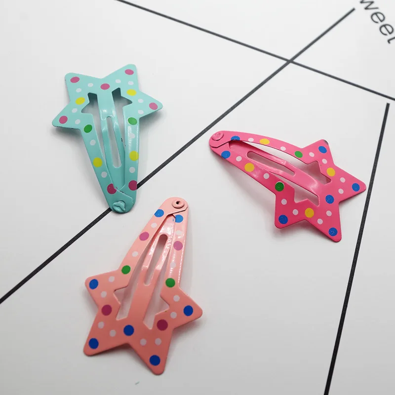 6 шт. детские заколки для волос с пятиконечной звездой|children accessories|kids headweargirls hairpins |