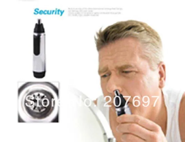 Электрический триммер для волос в носу и ушах мужчин + инструмент носовой шерсти