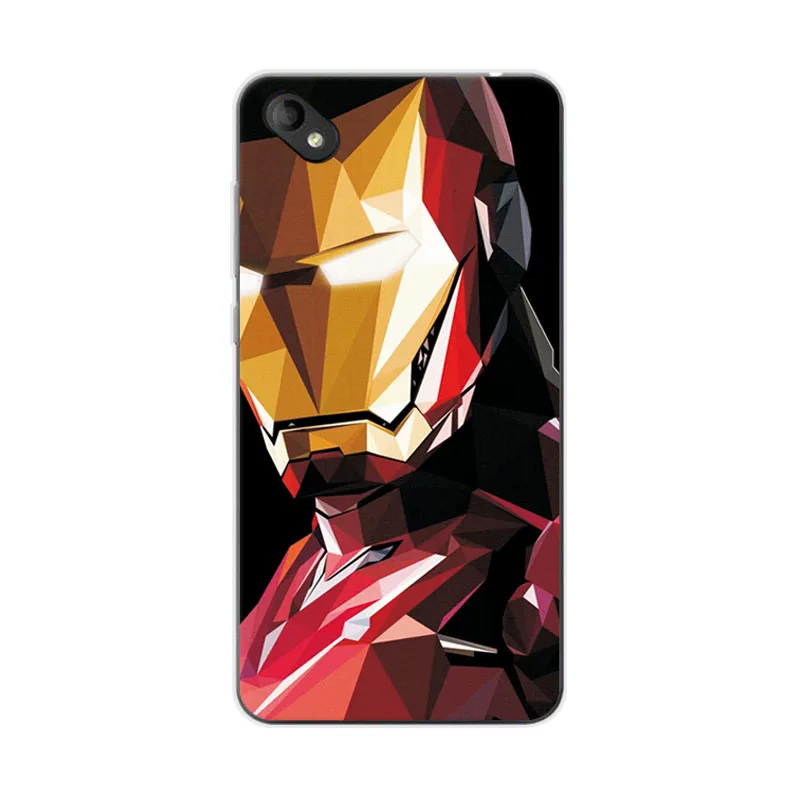 Charming Captain America Phone Case For BQ 5035 BQ5035 Cover Spiderman Iron Man Soft TPU BQ-5035 Coque Capa Funda 5&quot Inch |