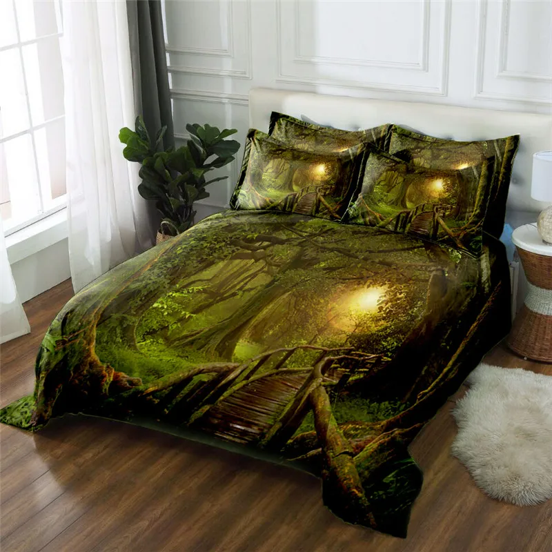 4 шт. Комплект постельного белья из микрофибры с 3D принтом|bed sheet|duvet cover setbedding set |