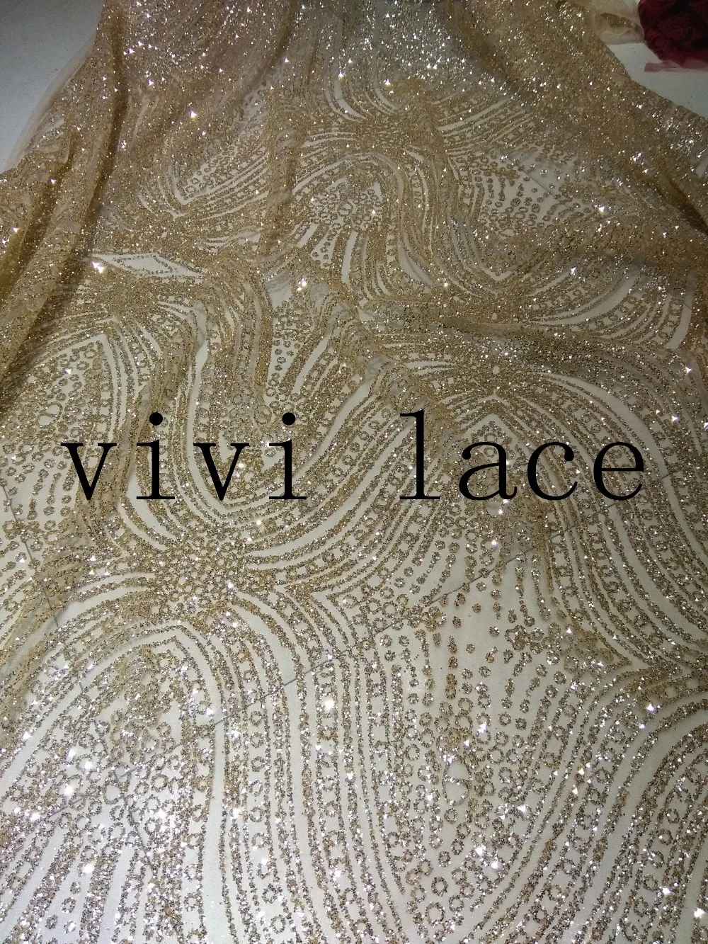 В наличии F536 цвета шампанского золото ручная печать склеенный блестящий порошок