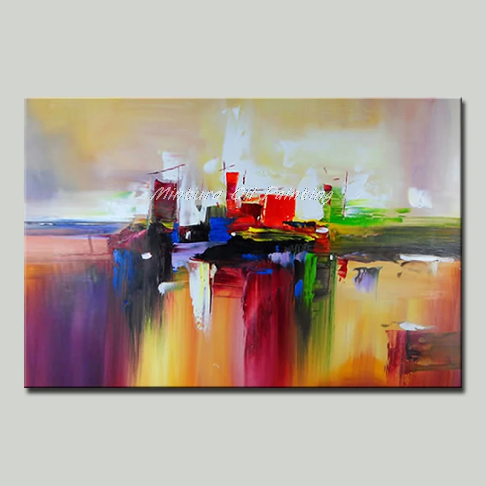 100% ручная работа современная абстрактная картина роспись импасто маслом все