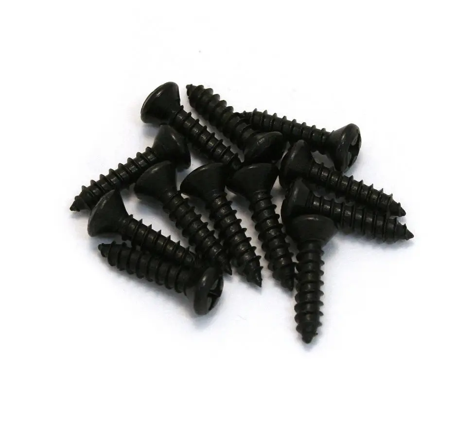 

Good 50pcs strengthen Sunk Screw,minisize cross BKAG PICKGUARD WOOD SCREWS