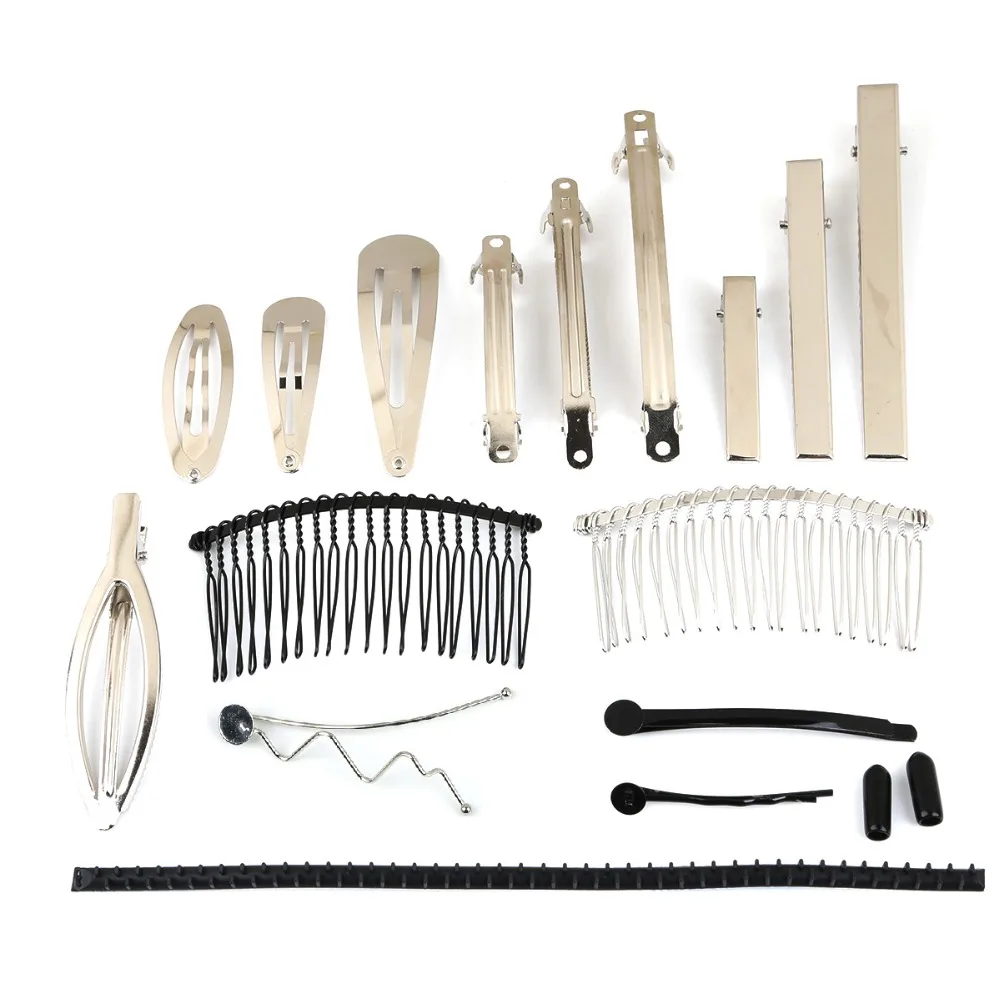 5-50pcs DIY Jewelry Making Rhodium Black Different Size Hair Comb Clips Claw Hairpins Findings Ornaments |