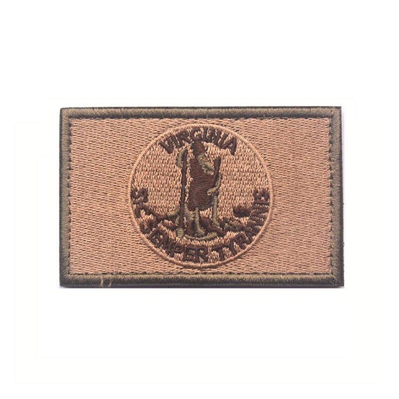 3D патчи с вышивкой флага штата Вирджиния США американские флаги тактические