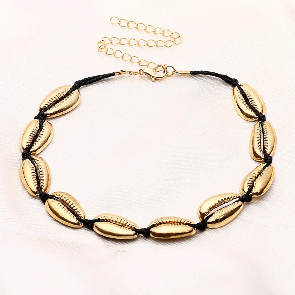 Boho Гавайская Морская раковина ювелирные изделия Пляж кисточкой ожерелье сплав