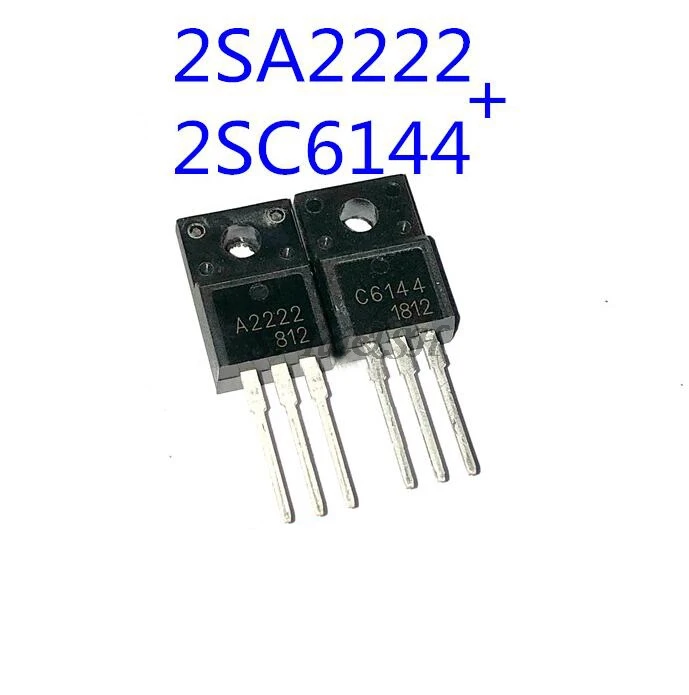 10 шт. 2SA2222 2SC6144 Φ 5 пар A2222 + C6144 TO-220 | Электронные компоненты и принадлежности