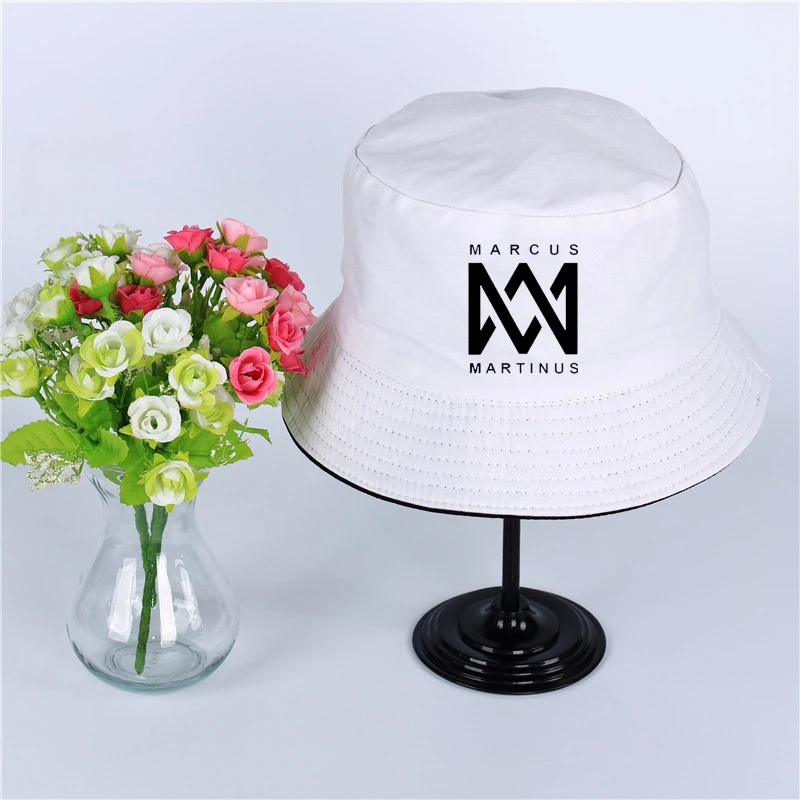 MARCUS MARTINUS 5 Logo Hat Women Mens Panama Bucket Design Fishing Fisherman | Аксессуары для одежды