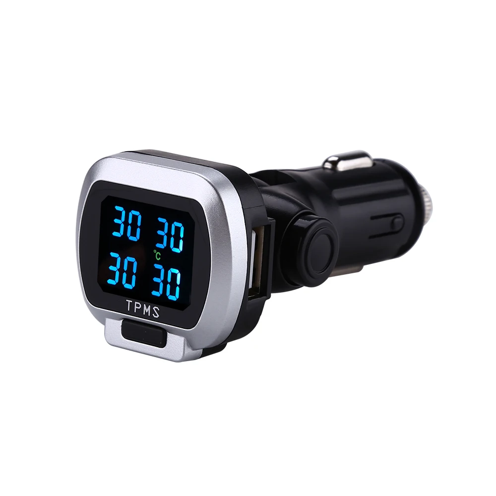 Система мониторинга давления в шинах TPMS 12 V Цифровая Сигнализация внешний датчик