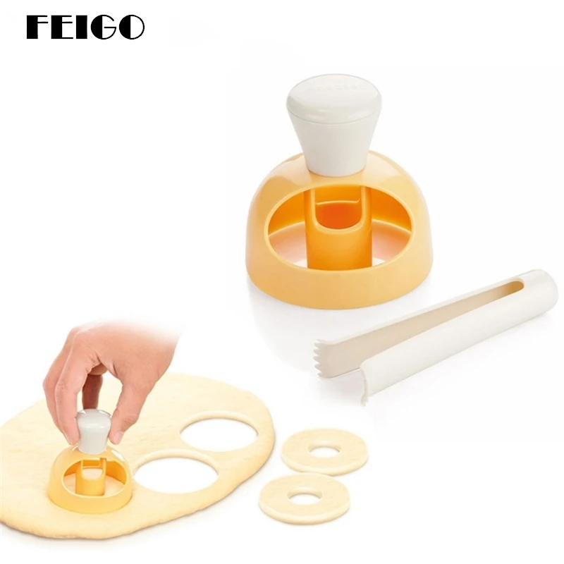 FEIGO DIY пластиковый инструмент для пончика формы кухонных кондитерских изделий