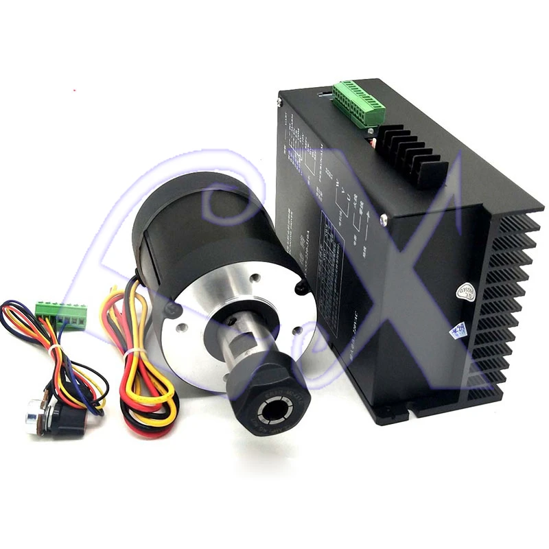 DIY ER20 900 Вт двигатель шпинделя гравировального станка комплект драйвера 6500 об/мин