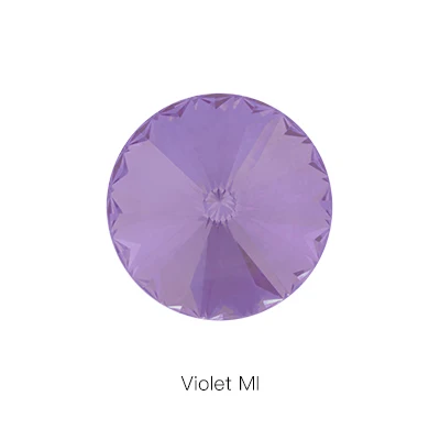 violet MI Высокое качество стекло кристалл риволи стразы Pointback пришить на камень для рукоделия свадьбы для украшения одежды ткань - Цвет: violet MI