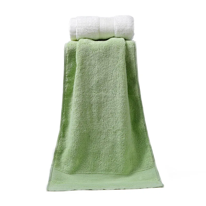 green 70*140 см супер мягкое плотное банное полотенце из хлопка быстросохнущее однотонное полотенце для взрослых, для ванной, для лица, для ванны, спа, пляжное полотенце, домашний текстиль - Цвет: green