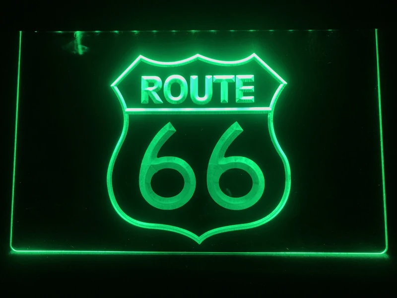 I371 старинный Route 66 Mother Road светодиодный неоновый светильник знак