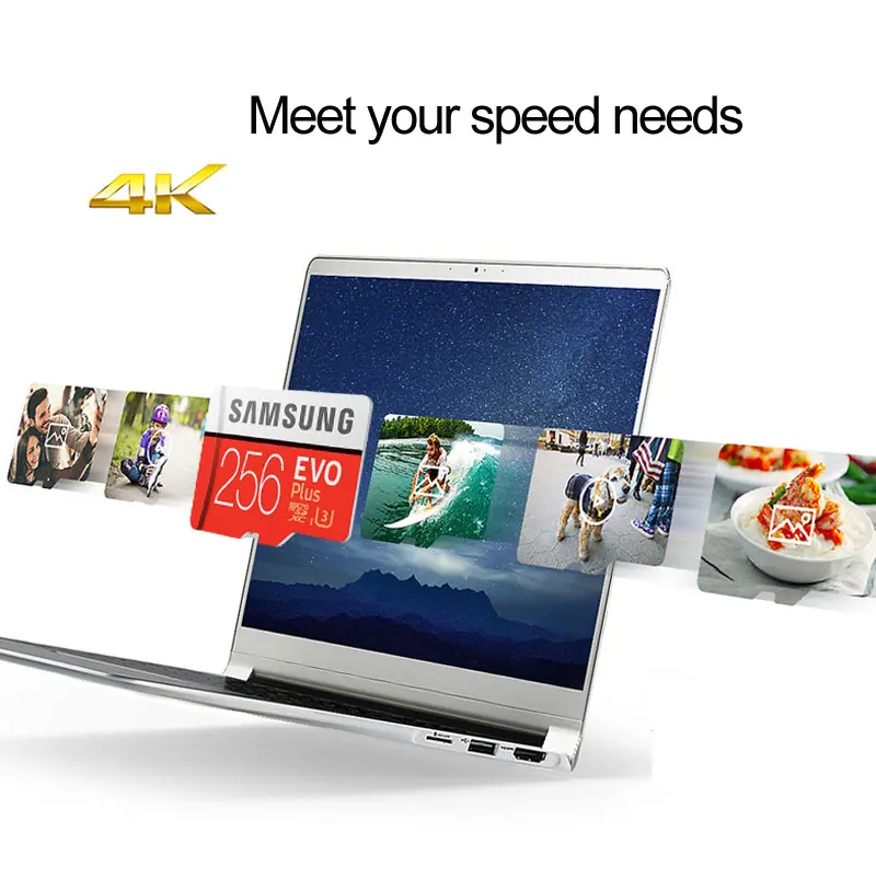 SAMSUNG карты памяти 32 Гб 95 МБ/с. U1 SDHC 64 Гб 128 256 SDXC U3 Micro sd-карта Class 10 UHS TF карты флэш-памяти Microsd