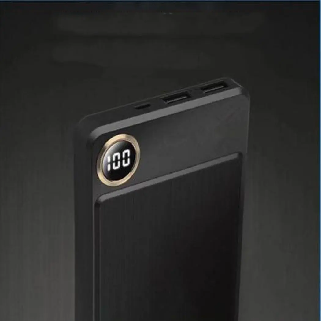 10000 mAh power bank Dual USB быстрая полимерная Внешняя батарея зарядное устройство для