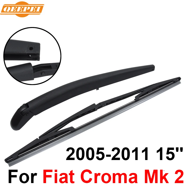 QEEPEI Стеклоочиститель заднего стекла и рычаг для Fiat Croma Mk 2 2005 2011 15 'Ƌ дверей