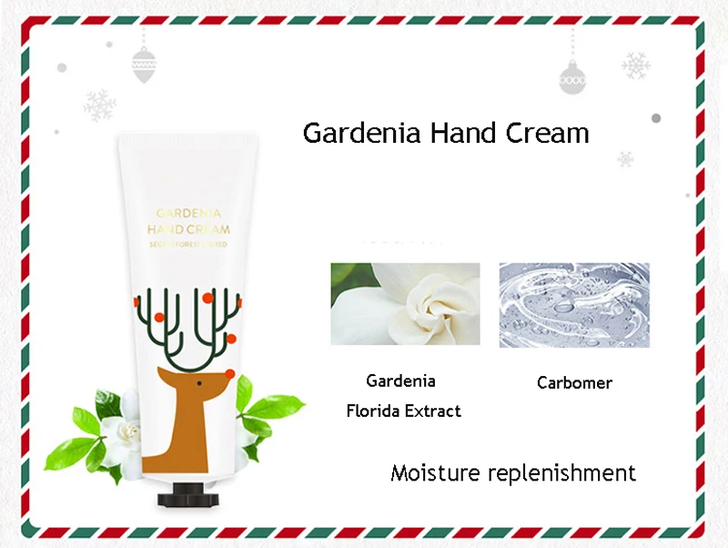 3Pcs/set Christmas gift Hand Cream Set Moisturizing Lotion Hand Scrub Whitening Nourishing Anti-chapping Hand Lotion Care Set