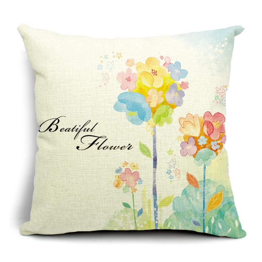 Высококачественные наволочки элегантный цветочный пасторальный новый модный