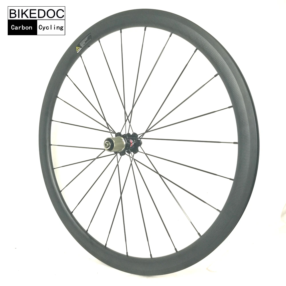BIKEDOC 700c* 25 мм карбоновые колеса Трубчатые и клинчер 38 мм дорожное Велосипедное колесо U форма Ruedas De Carbono