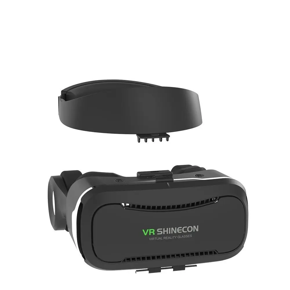 Shinecon VR 4,0 Pro виртуальной реальности очки для снаряжения картонные 3D очки vr шлем гарнитура для 4,7-6,0 дюймов смартфон+ геймпад