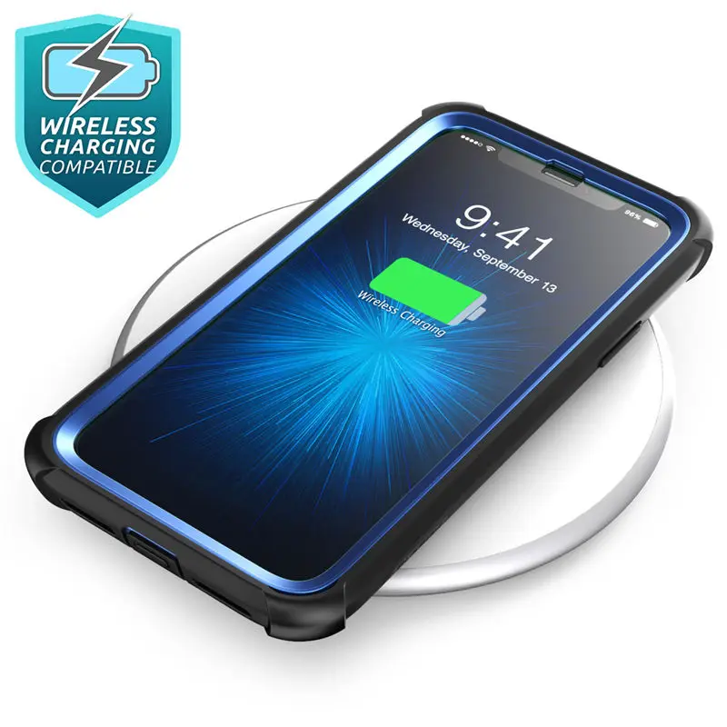 Для iphone XR чехол 6,1 дюймов i-Blason Ares серия полный корпус Прочный Прозрачный Бампер чехол со встроенной защитной пленкой