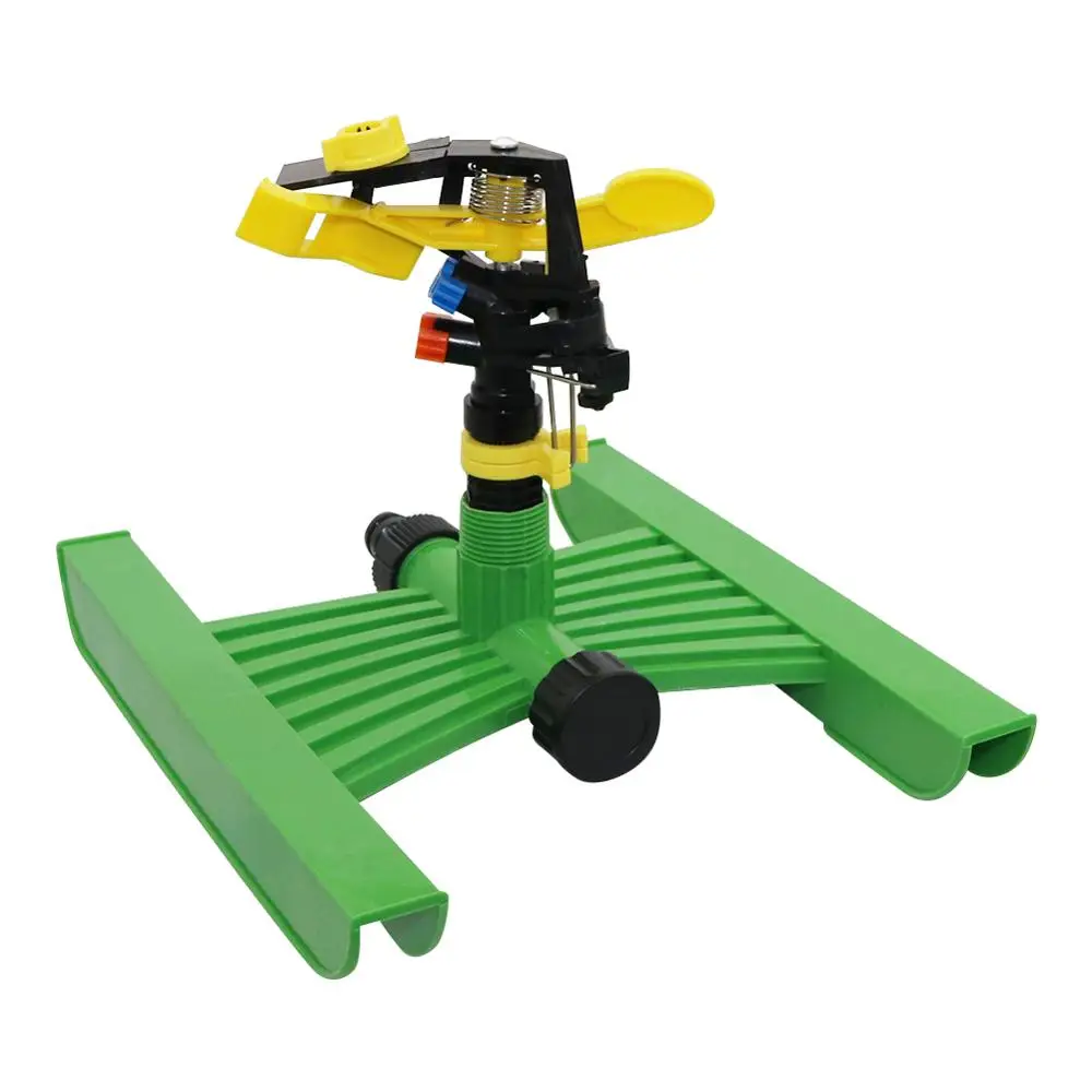 Спринклер с двойным выходом и подставкой 1 комплект садовый Ландшафтный