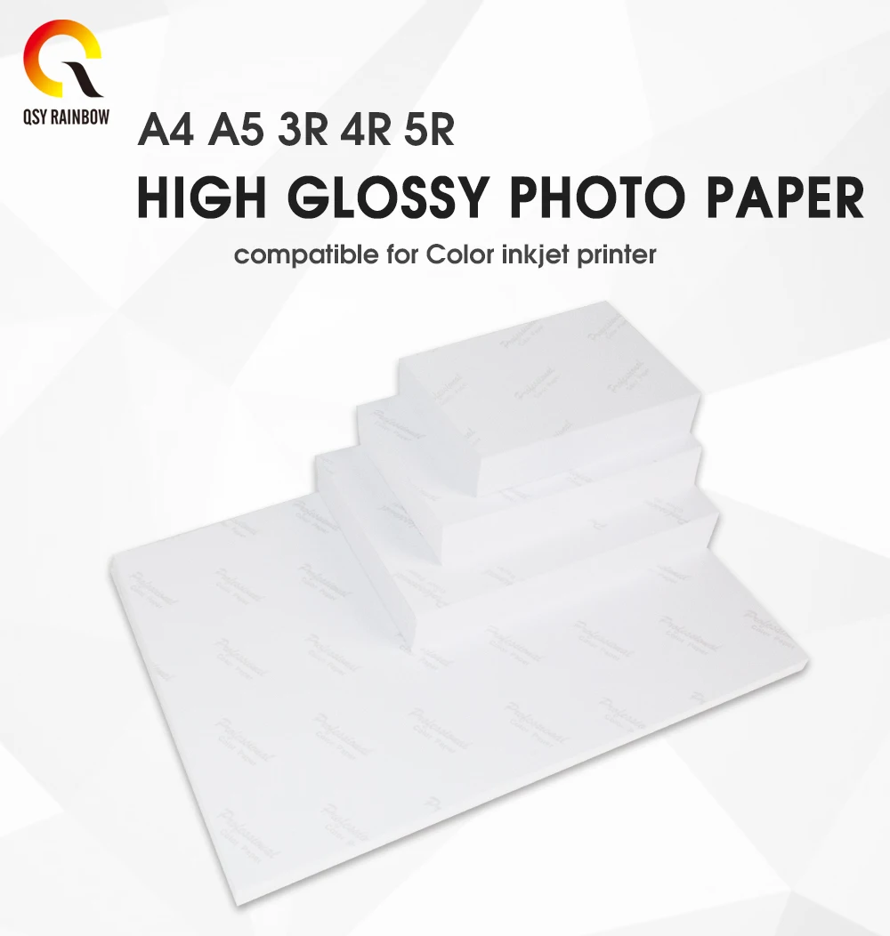CMYK Supplies Фотобумага 3R, 4R, 5R, A3, A4, A5, A6 100 листов глянцевый принтер фотографического Бумага для струйных принтеров