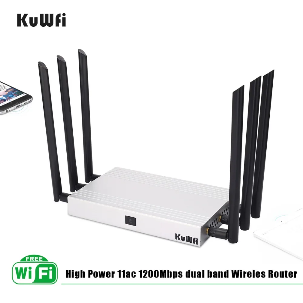 1200 Мбит/с беспроводной Wifi маршрутизатор 11AC двухдиапазонный 2 4G & 5G гигабитный