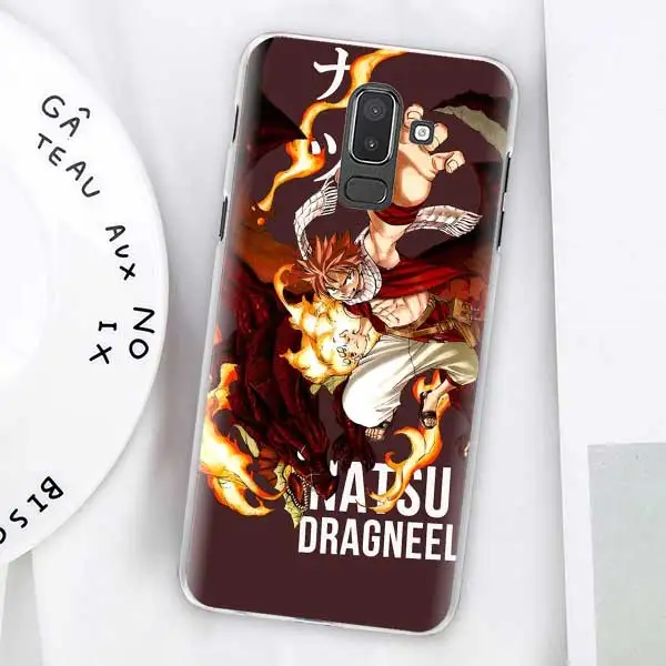 07 Аниме Манга Феи хвост Чехлы для samsung Galaxy J4 Plus J6 Plus J8 J3 J5 J7 J5 Prime жесткий чехол - Цвет: 07