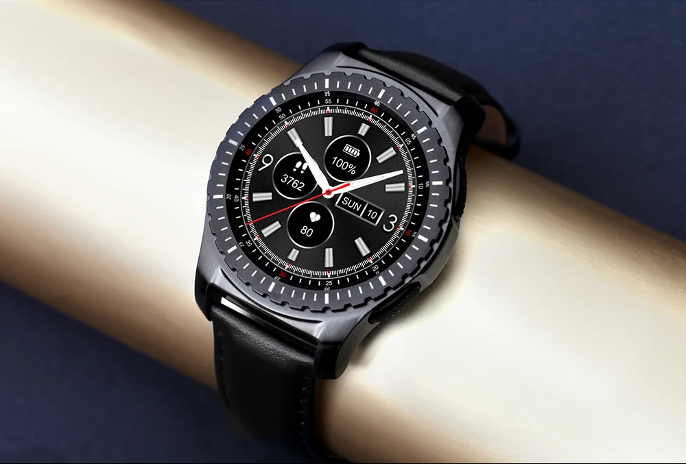 Монитор сердечного ритма KW28 pk LES2 Полный Круглый ips SmartWatch MTK2502 Смарт-часы для IOS android samsung gear S3 часы