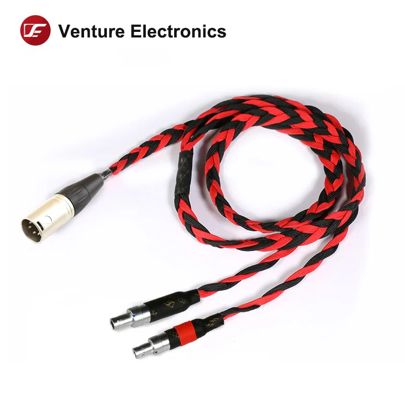 Venture Electronics Basic Black litz HD800 hd8xx 2 5 мм 4 сбалансированный кабель для наушников|headphone