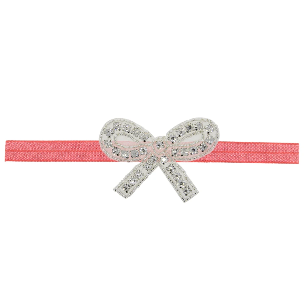 

New luxurious Rhinestone Bow Headband Sparking Bowknot Headdress Hair Band Accessories Photography Prop Gift