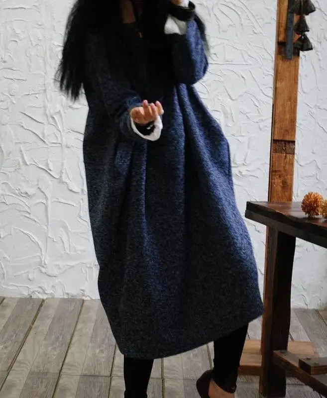 ASYMSAY 2017 осенне зимняя женская одежда простая Женская с длинным рукавом и круглым