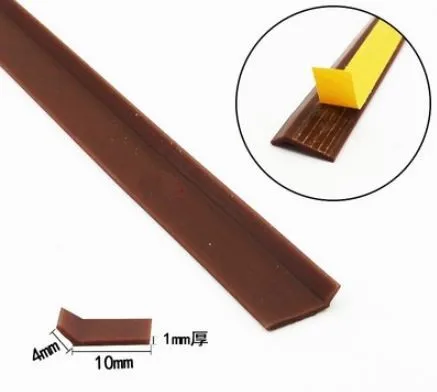 6 м D/I Тип самоклеющиеся уплотнительные полоски силиконовая пена Осадка Excluder самоклеющиеся окна двери Пылезащитный, звукоизоляционные уплотнительные полосы - Цвет: type6