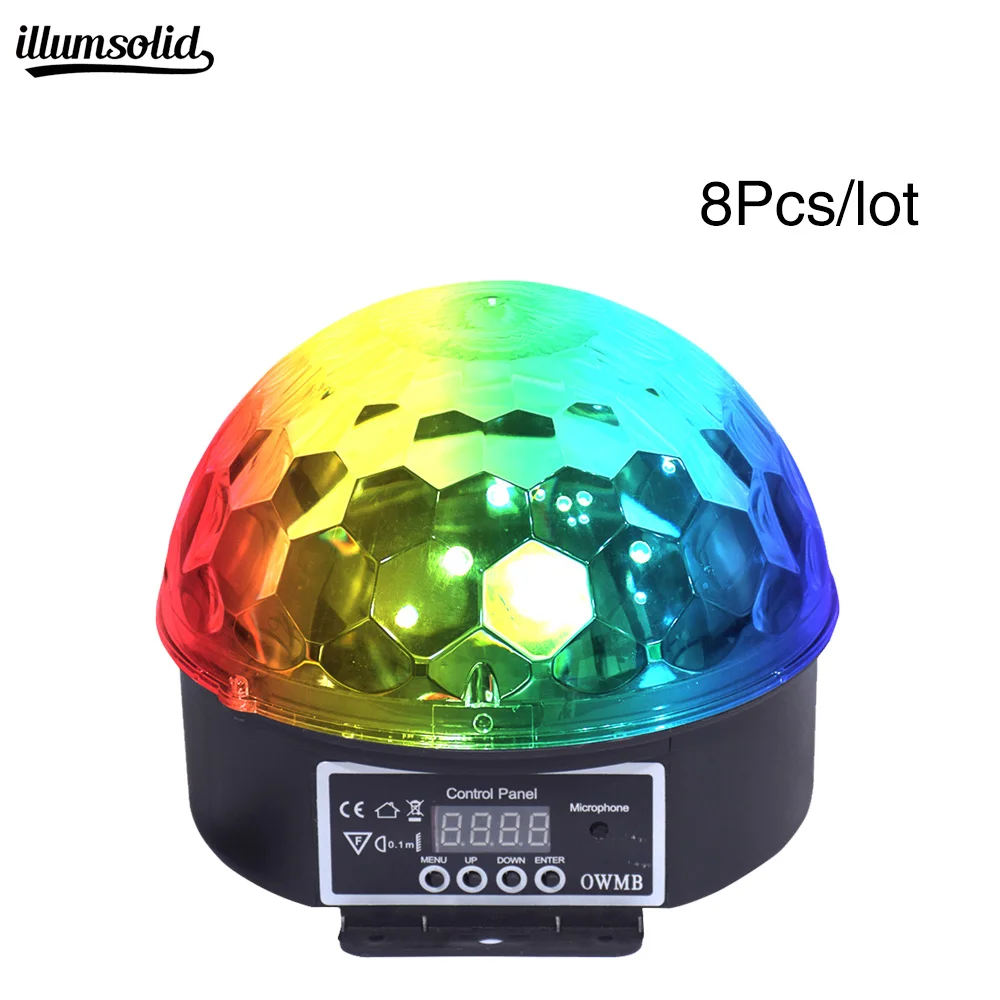 Семья партии Кристалл Магия Вращающийся светло dmx512 дискотечный шар luces Дискотека