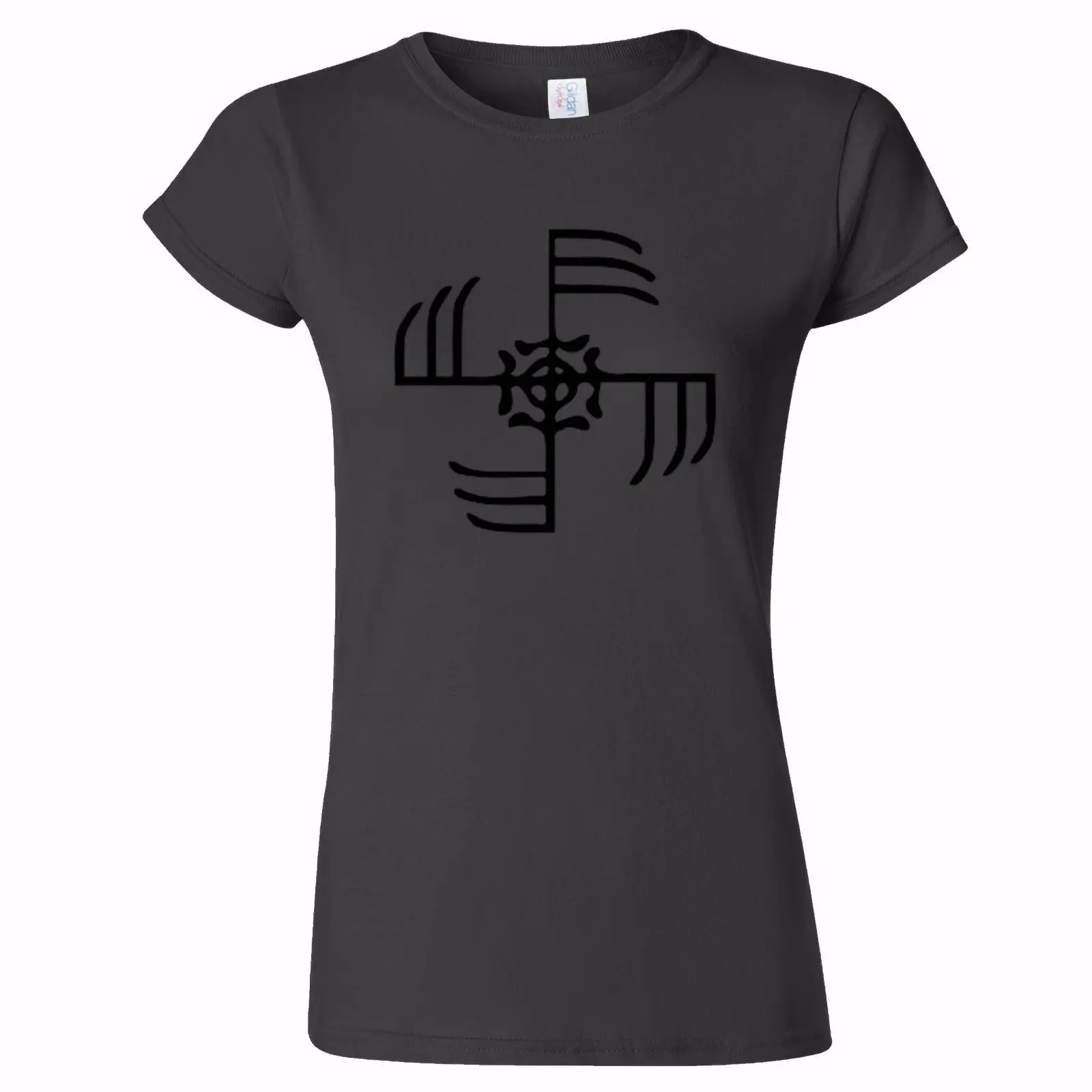 GINFAXI SYMBOL Мужская и женская футболка NORSE VIKING Исландская Норвегия смелость 100%