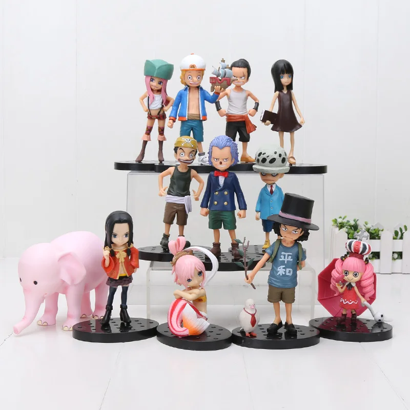 12 см японское аниме One Piece Law Usopp Robin spandam детство DX Grandline дети ПВХ экшн Фигурки