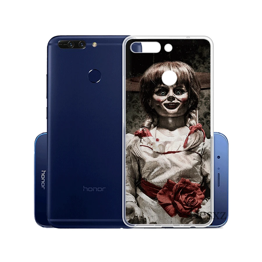 Annabelle Creation Horror чехол для телефона Huawei Honor Note 6A 7A 7C 7X 8 8X 9 10 Lite Мягкий