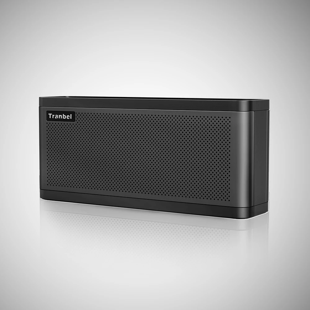 Tranbe Портативный bluetooth динамик Беспроводной громкоговоритель музыке стерео с 15 Вт