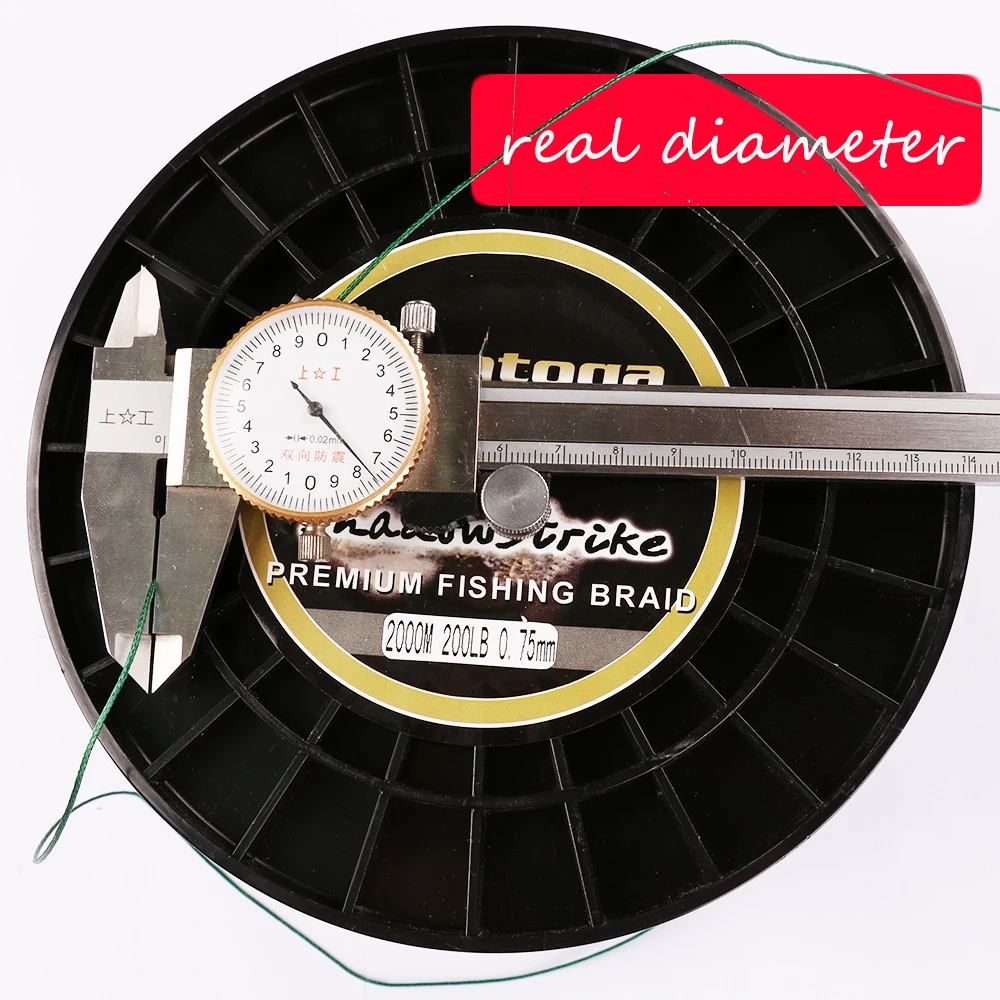 Леска плетеная из ПЭ 8 нитей 2000 м 6 фунтов|braid fishing|pe multifilament8 strands |