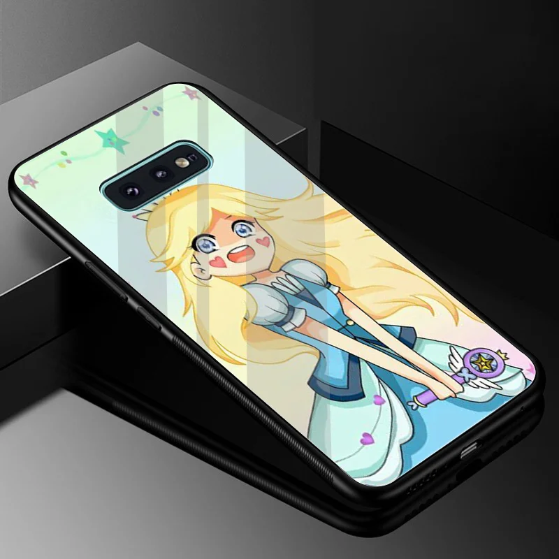 Gerleek стекло ТПУ Звезда против силы зла чехол для Samsung S7 Edge S9 S8 Plus Note 8 9
