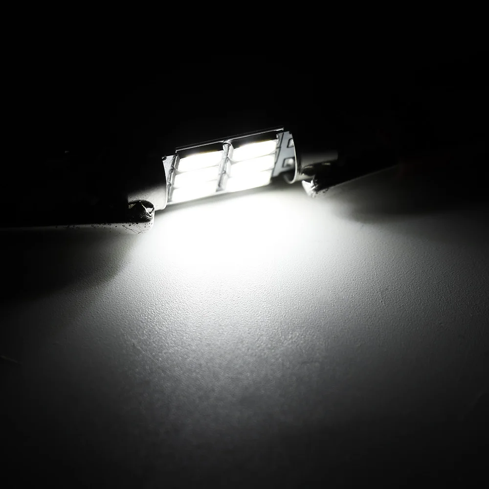 Новая мода Festoon CAN BUS LED error free 5630 5730 6 31 мм 36 39 41 C5W smd Крытый чтения белая лампа